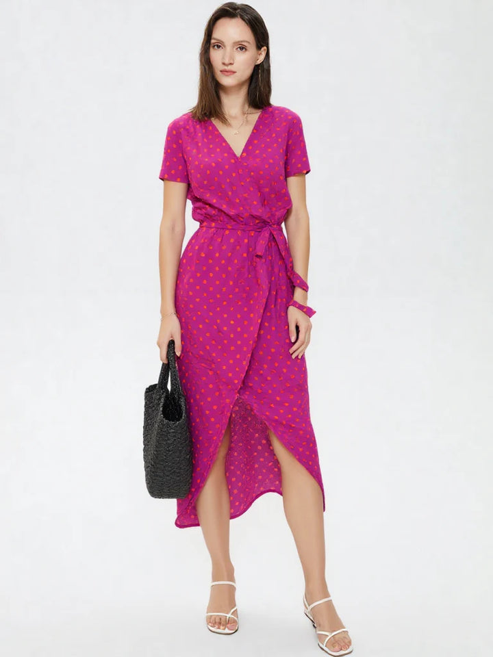 Sophie | Effortless Dames Maxi Jurk Bloemenprint Kant