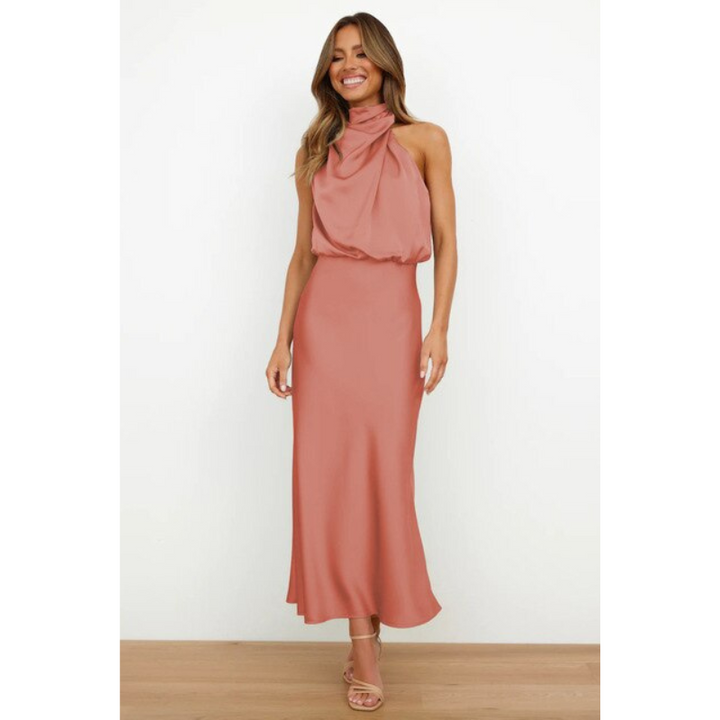 Amara | Stijlvolle Dames Midi Halterjurk