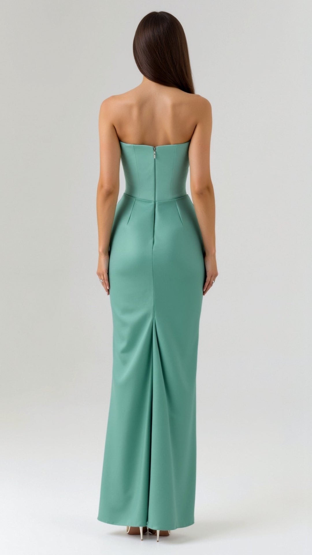 Amaryllis | Dames Column Maxi Jurk voor Bruiloftsgasten