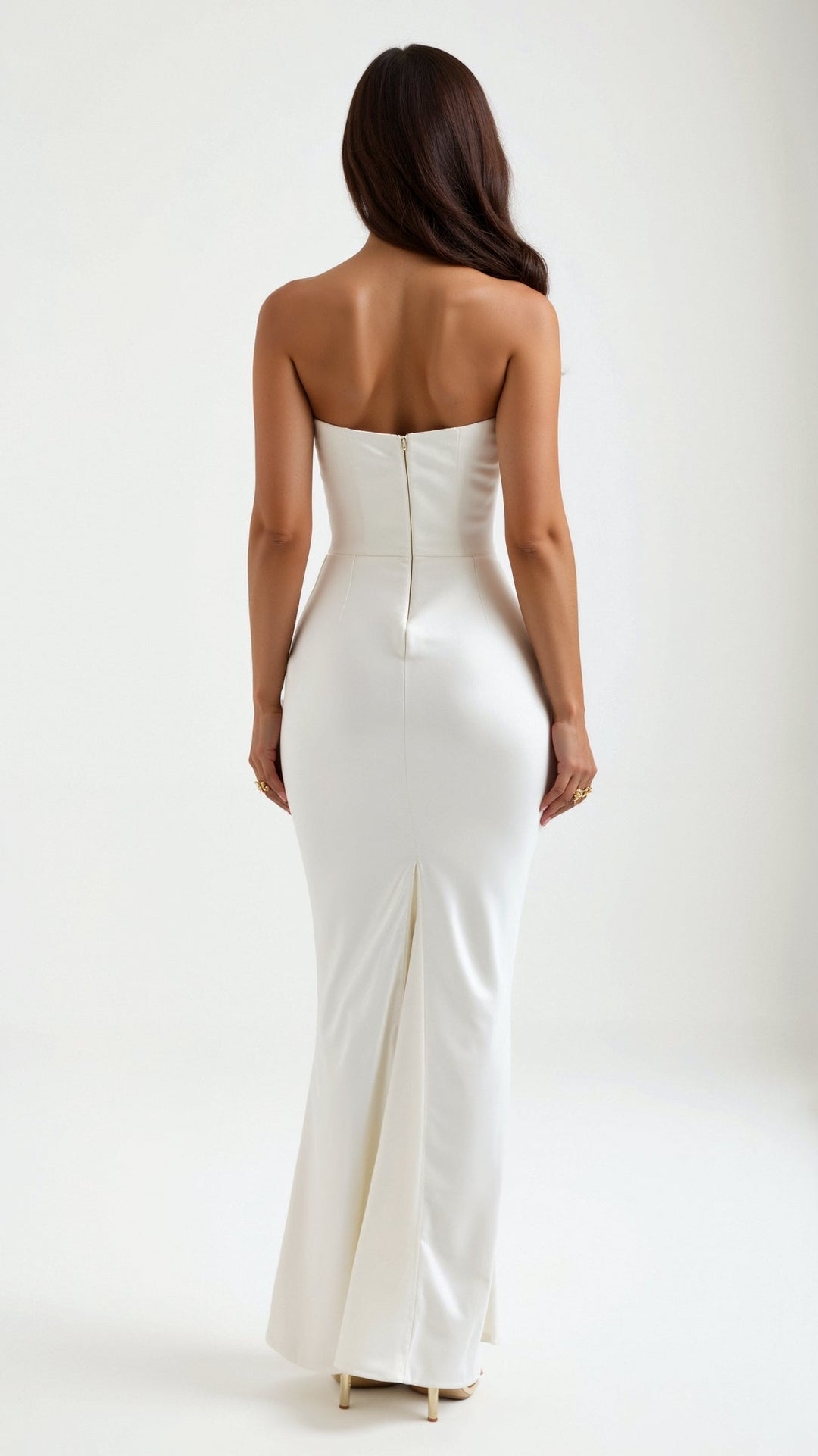Amaryllis | Dames Column Maxi Jurk voor Bruiloftsgasten