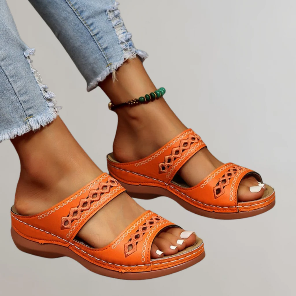 Beatrix | Ontspannen Dames Comfortabel Orthopedische Sandalen