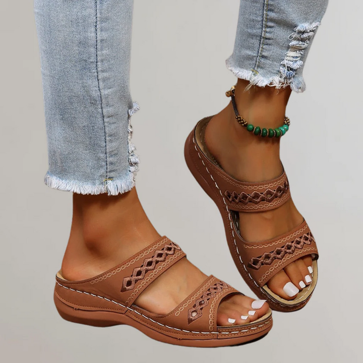 Beatrix | Ontspannen Dames Comfortabel Orthopedische Sandalen