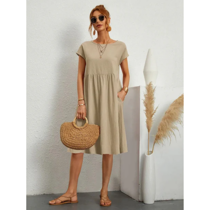 Bella | Verfijnde Dames Midi Jurk