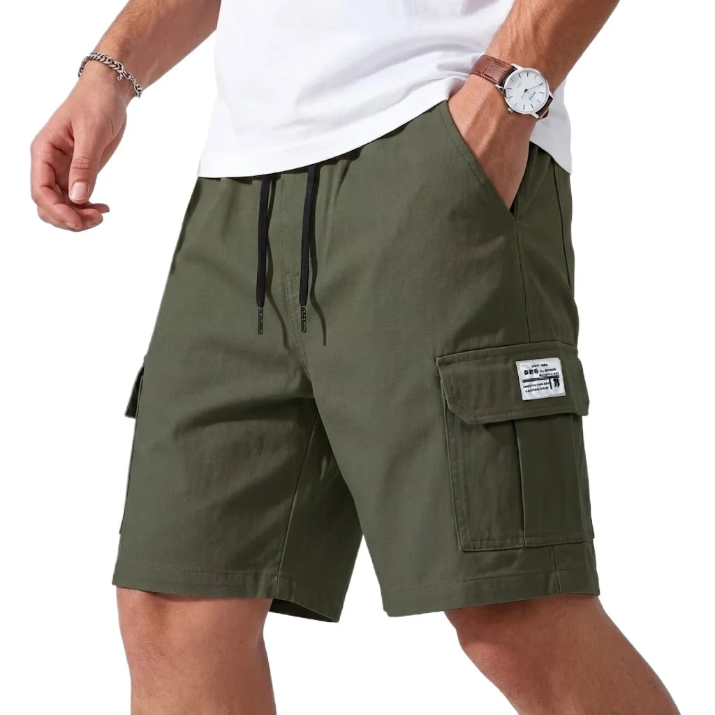 Daan | Heren Cargo Korte Broek Zomer Streetwear Elastische Taille