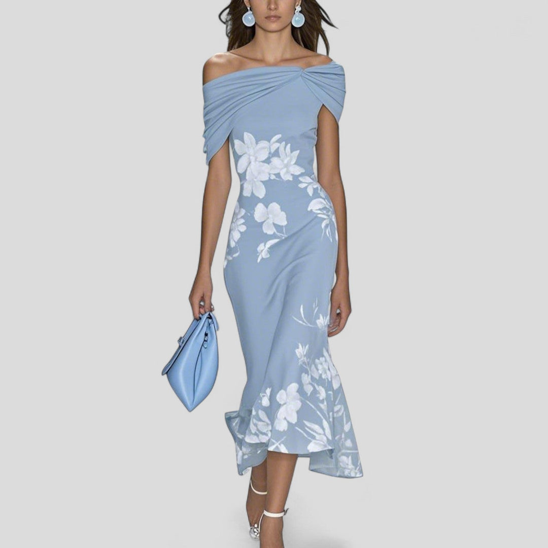 Elodie | Dames Klassieke Midi-jurk Elegant Casual