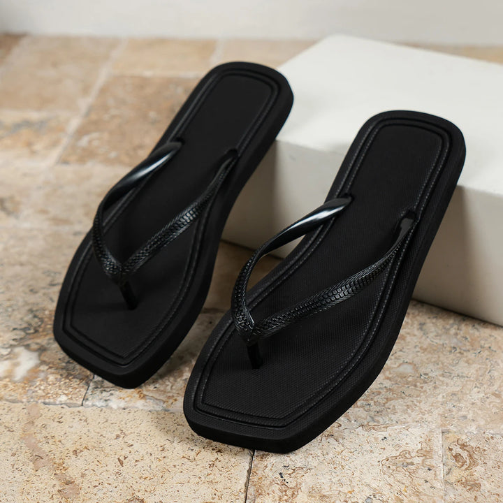 Femke | Dames Slippers Platte Open Casual Strand Zomer Slip-On