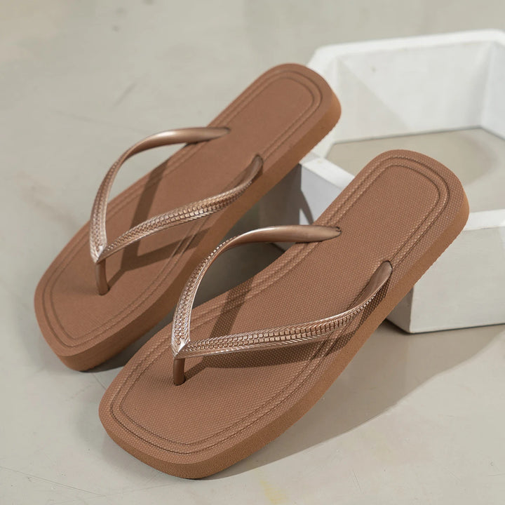 Femke | Dames Slippers Platte Open Casual Strand Zomer Slip-On