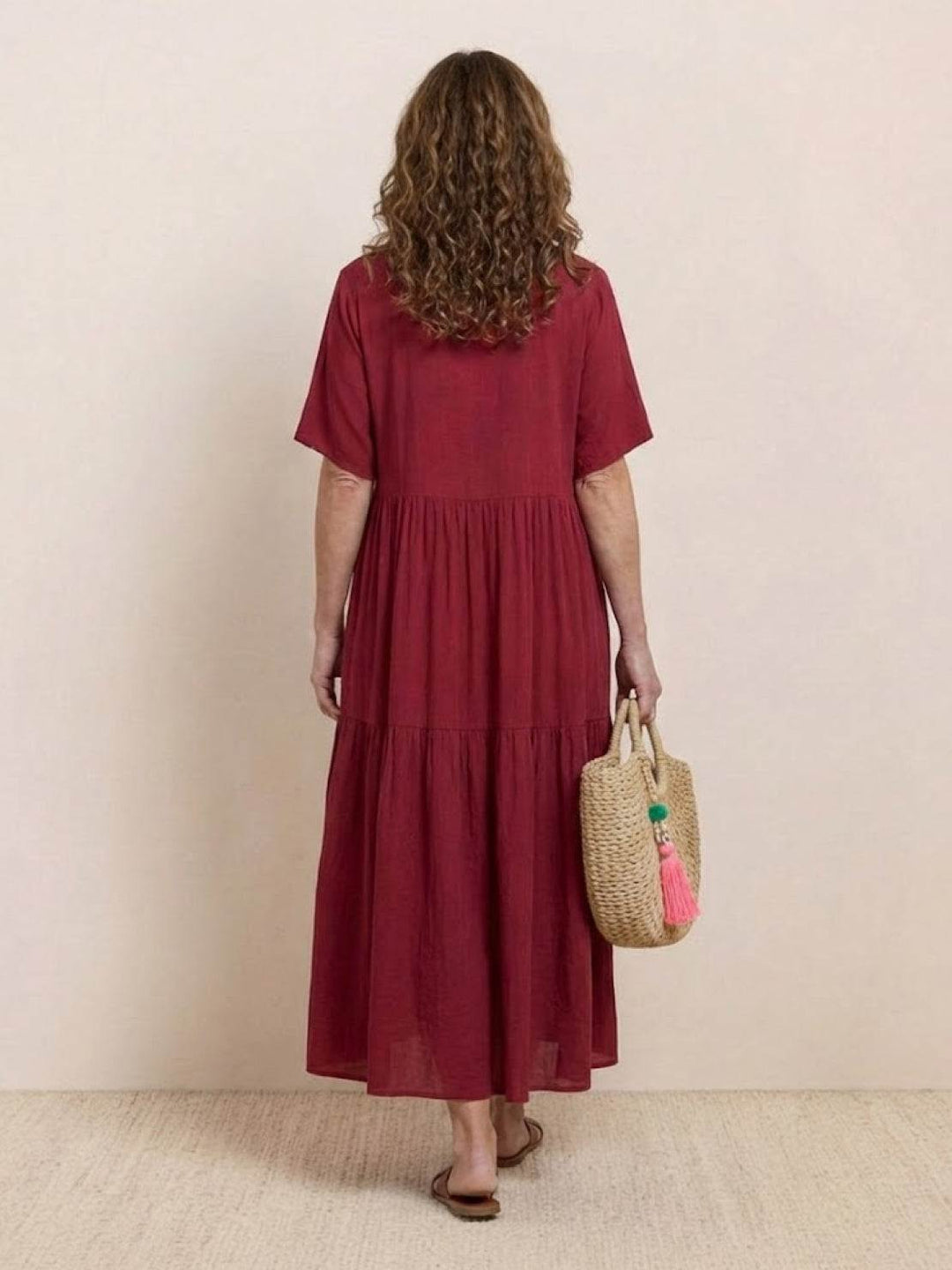 Fenna | Dames Maxi Jurk Boho Zomer Loose Fit Casual