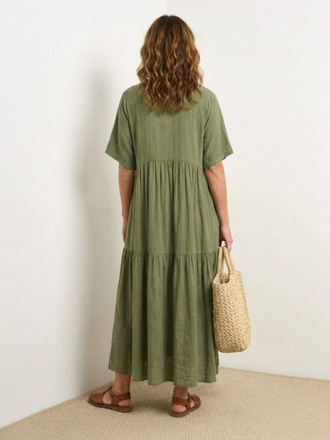 Fenna | Dames Maxi Jurk Boho Zomer Loose Fit Casual