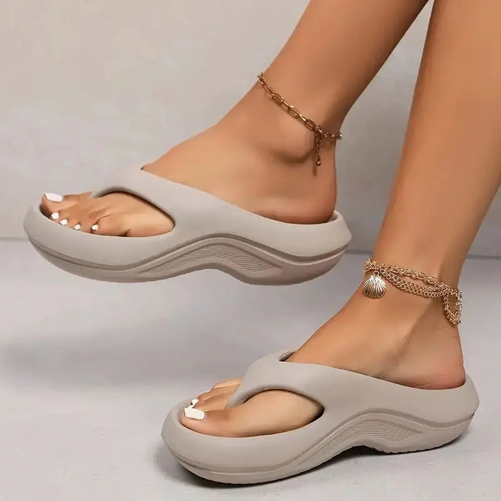 Fien | Dames Zomer Lichtgewicht Teenslipper Gedempte Zool