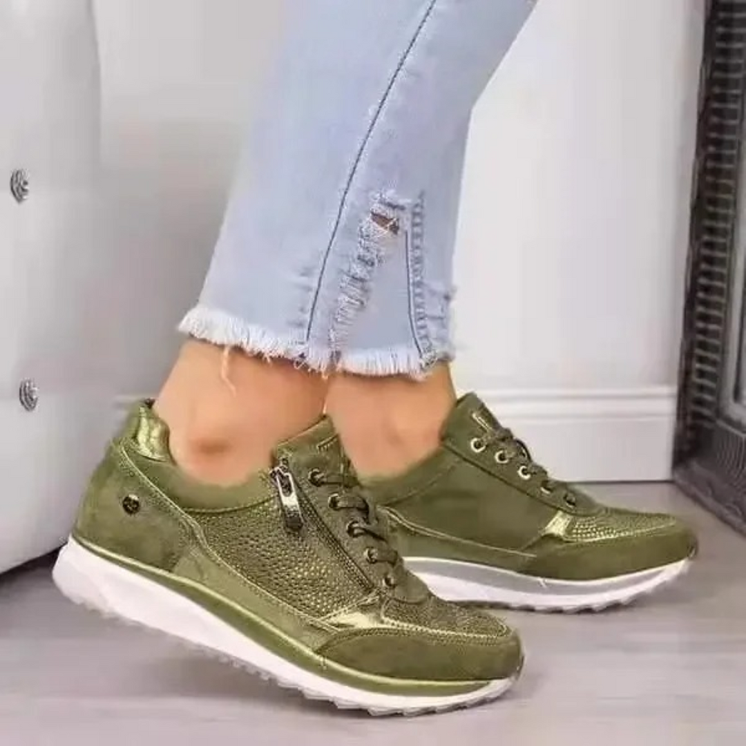 Fien | Dames Sneakers Waterbestendig Casual Lage Lichtgewicht Antislip