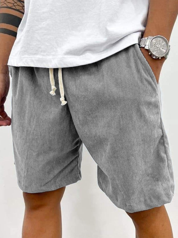 Finn | Heren Corduroy Shorts Trekkoord Relaxed Fit