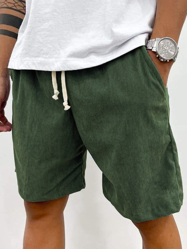 Finn | Heren Corduroy Shorts Trekkoord Relaxed Fit