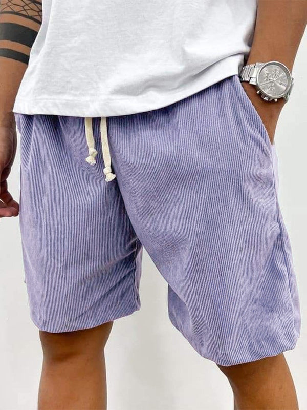 Finn | Heren Corduroy Shorts Trekkoord Relaxed Fit