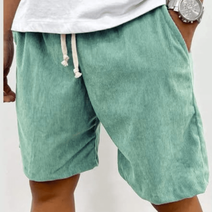 Finn | Heren Corduroy Shorts Trekkoord Relaxed Fit