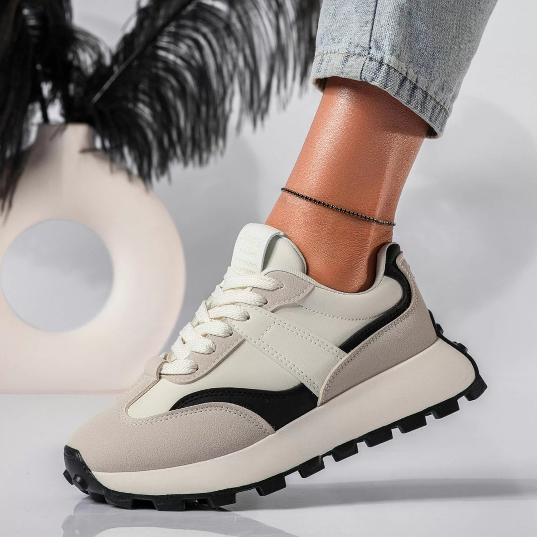 Fleur | Dames Sneakers Retro Runner Casual Ademend Ergonomisch Veelzijdig