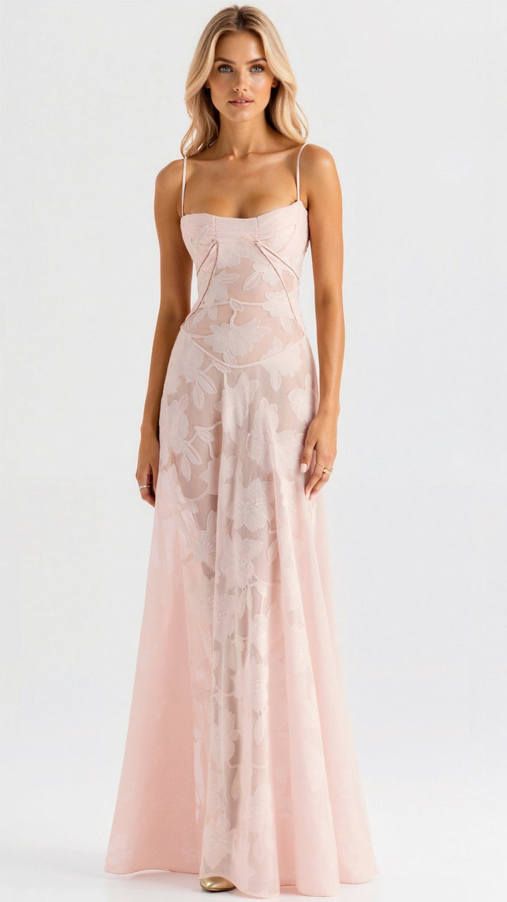 Hailey | Elegante Dames Maxi Slip Bruiloftsjurk