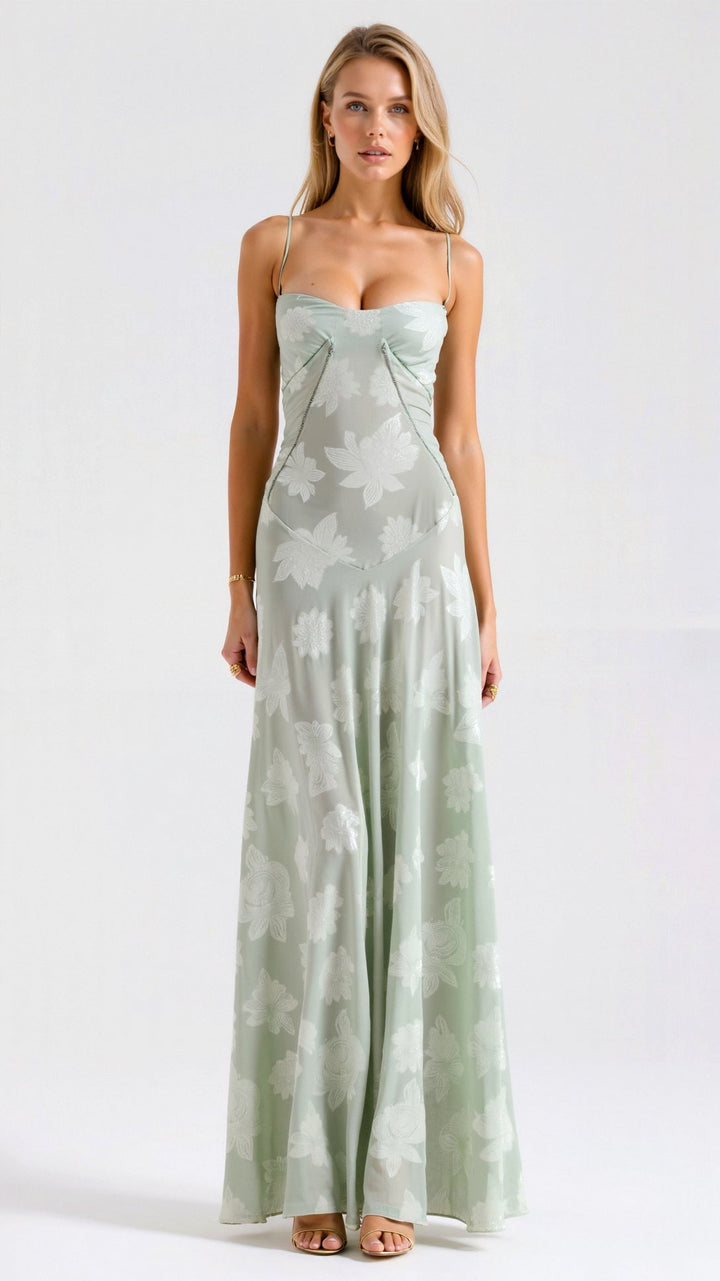 Hailey | Elegante Dames Maxi Slip Bruiloftsjurk
