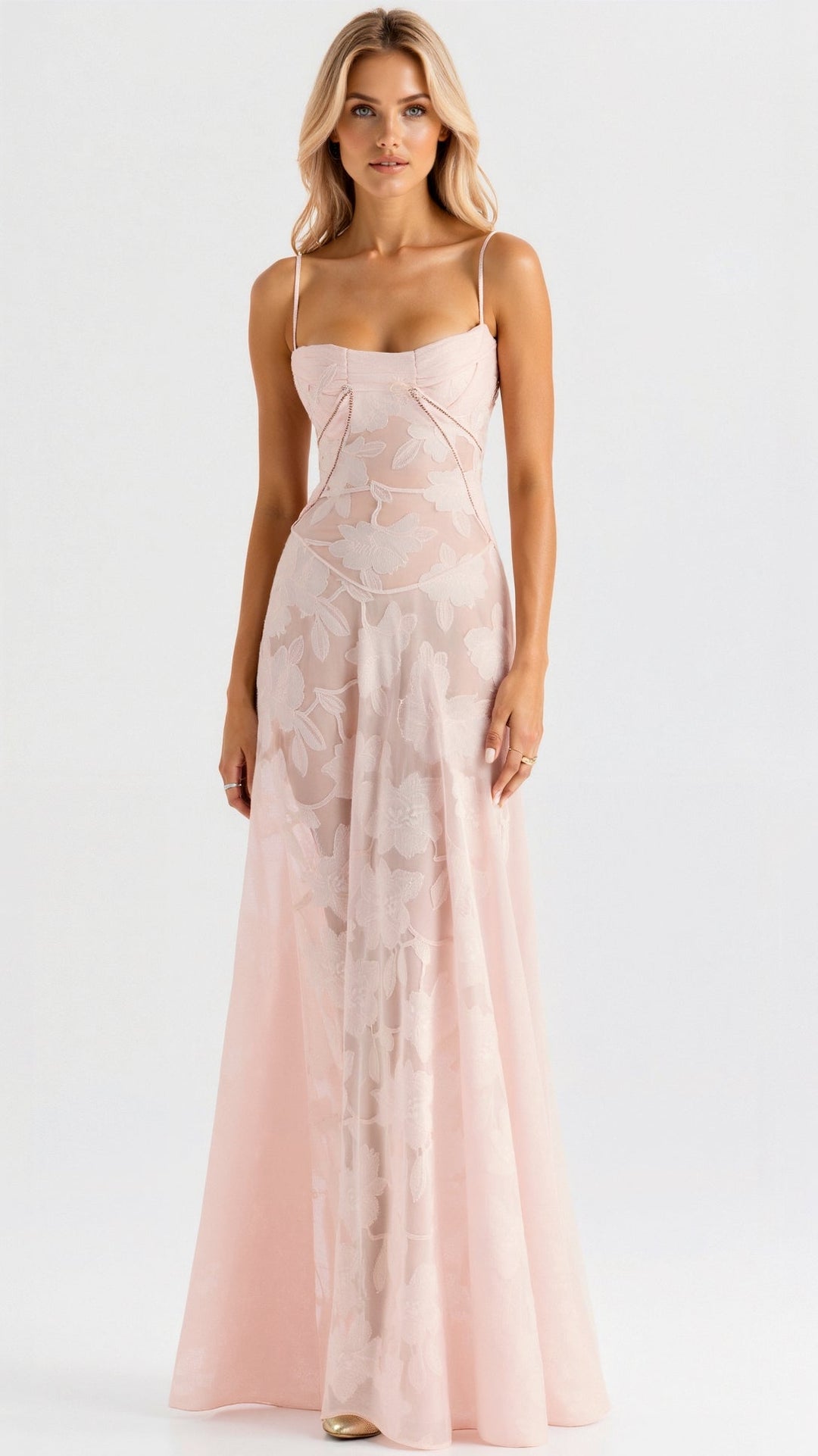 Hilaria | Elegante Dames Slip Maxi Jurk voor Bruiloftsgasten