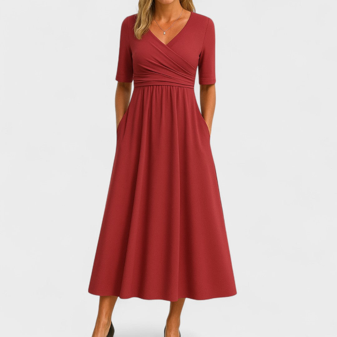 Ida | Elegante Dames Midi Jurk