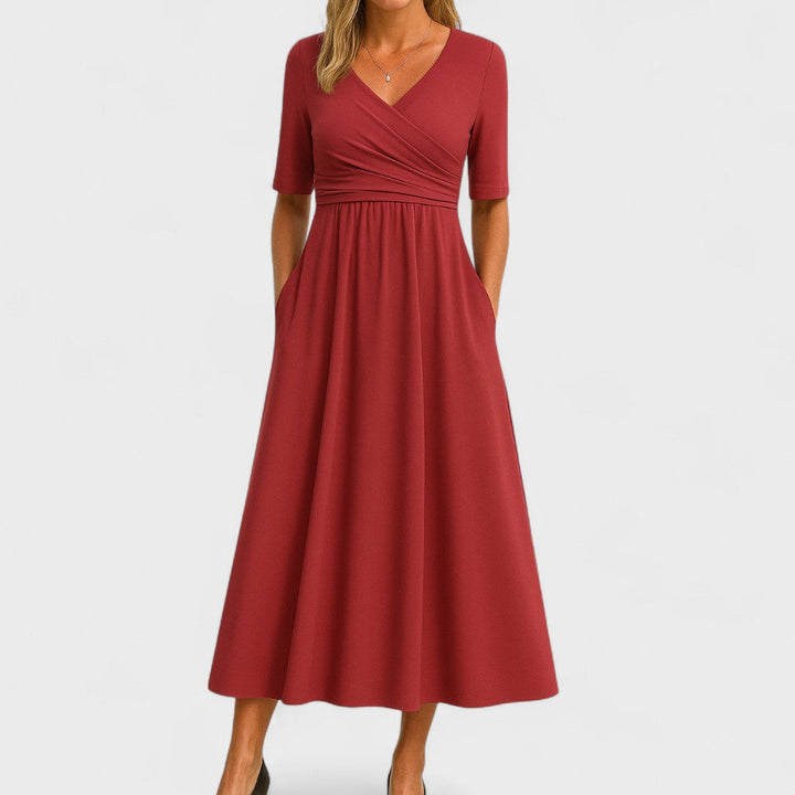 Ida | Elegante Dames Midi Jurk