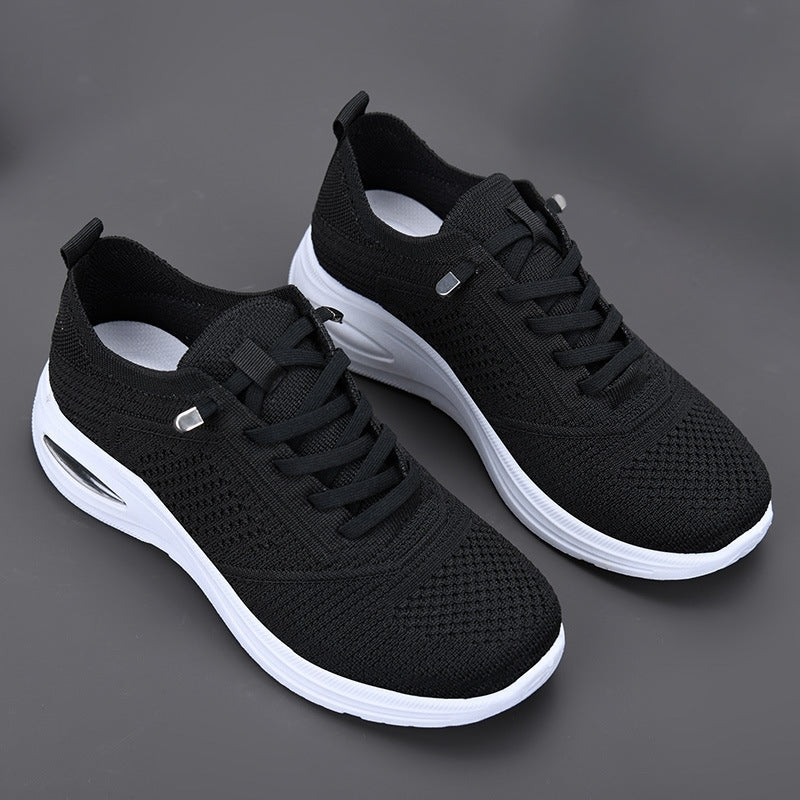 Ines | Dames Sneakers Plateau Air-Cushion Veters Ademend Comfort