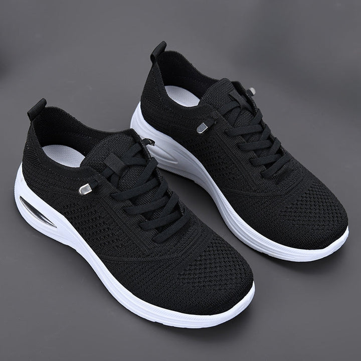 Ines | Dames Sneakers Plateau Air-Cushion Veters Ademend Comfort