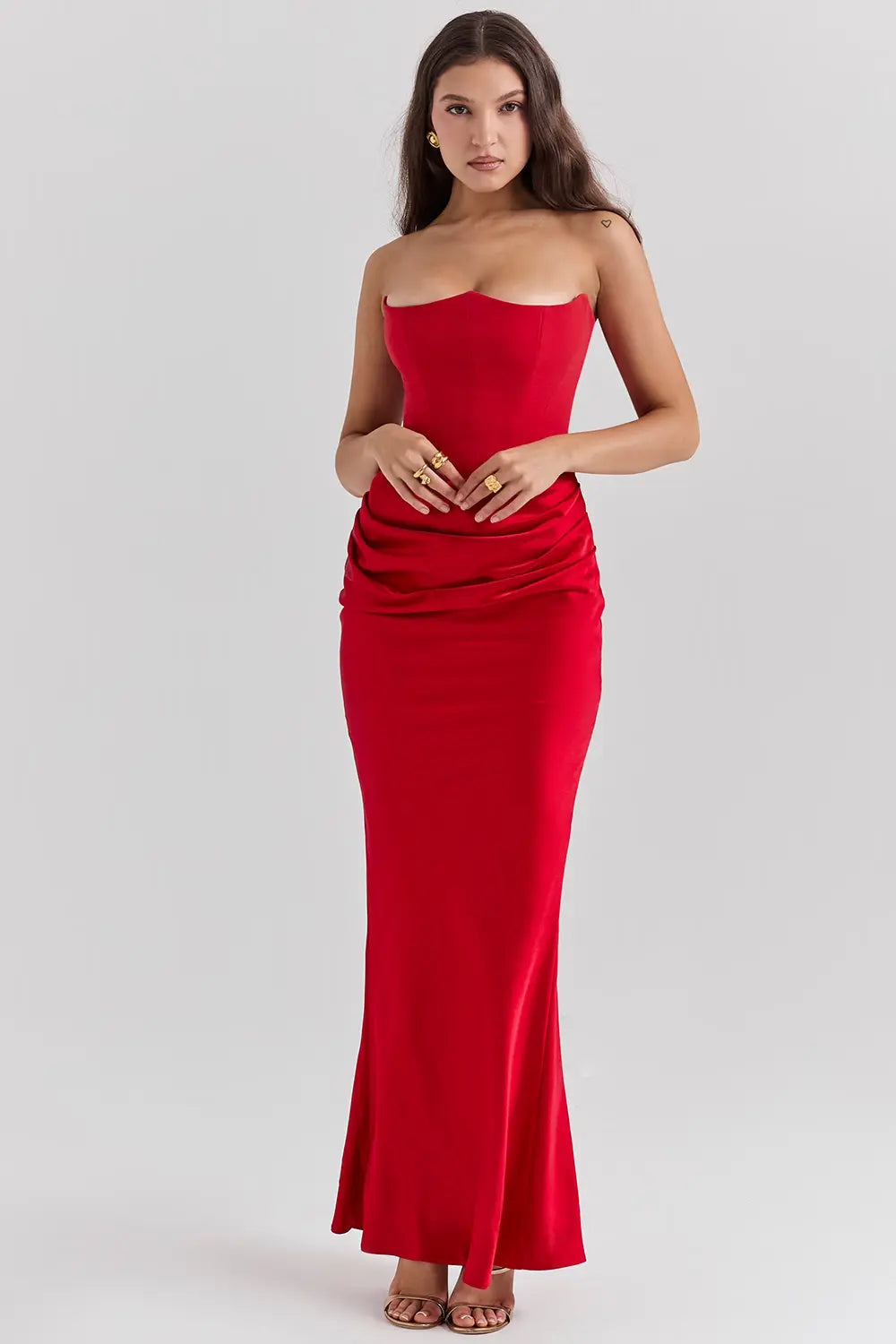 Isadora | Elegante Dames Maxi Korsetjurk