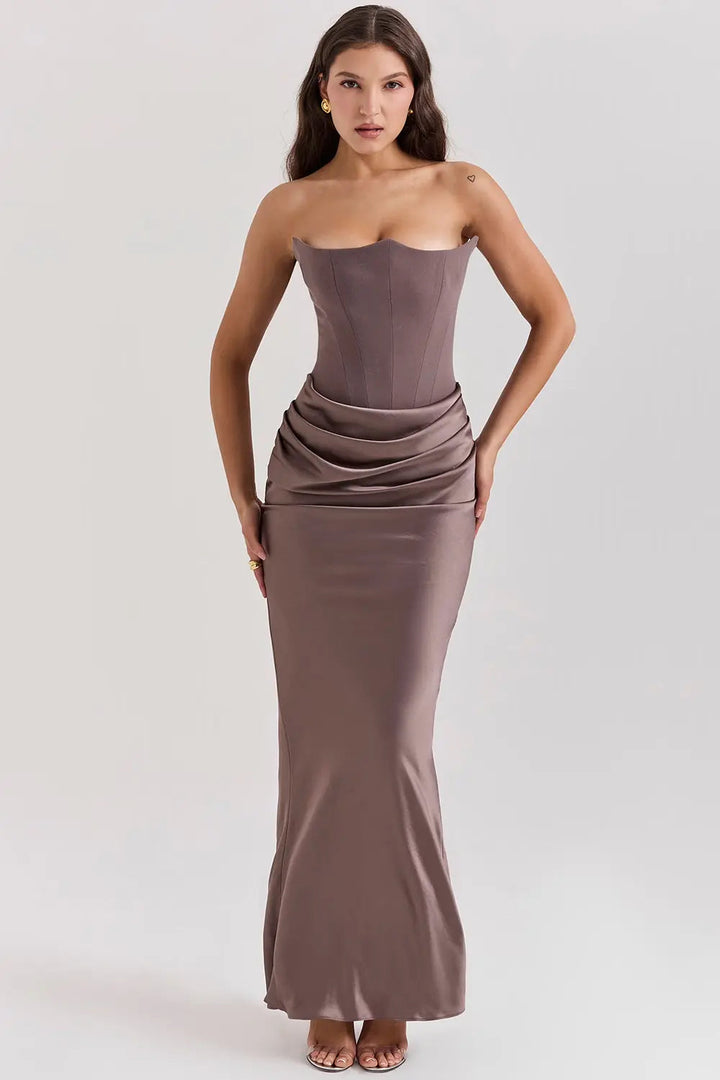 Isadora | Elegante Dames Maxi Korsetjurk