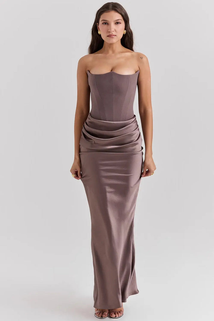 Isadora | Elegante Dames Maxi Korsetjurk