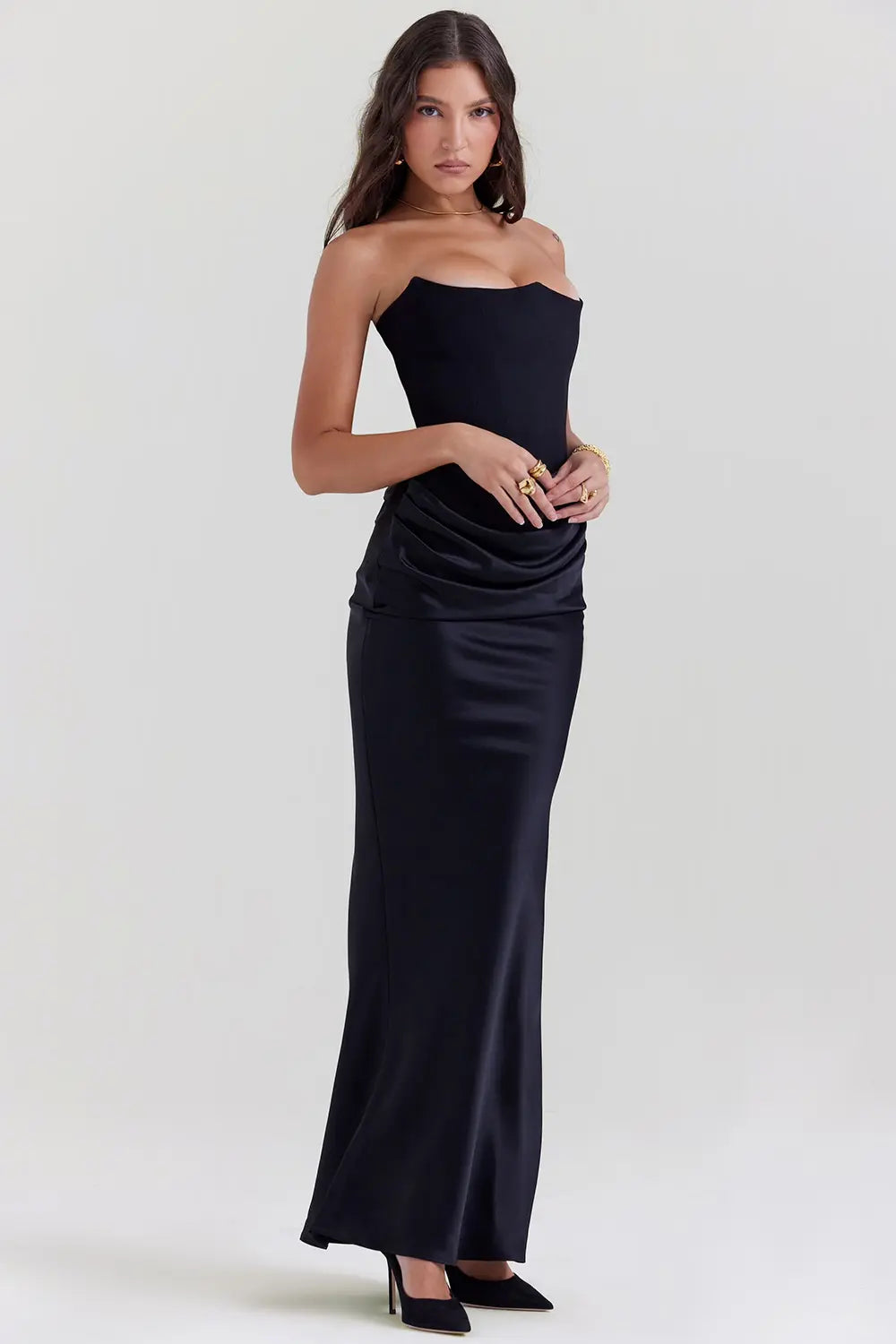 Isadora | Elegante Dames Maxi Korsetjurk
