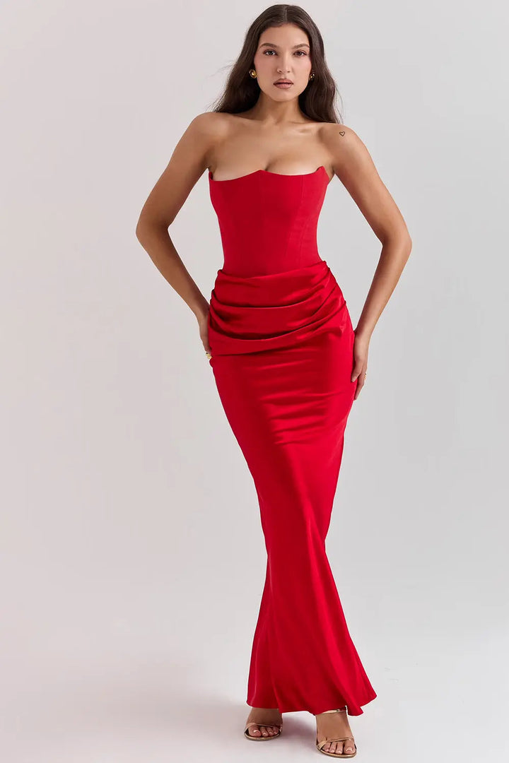 Isadora | Elegante Dames Maxi Korsetjurk