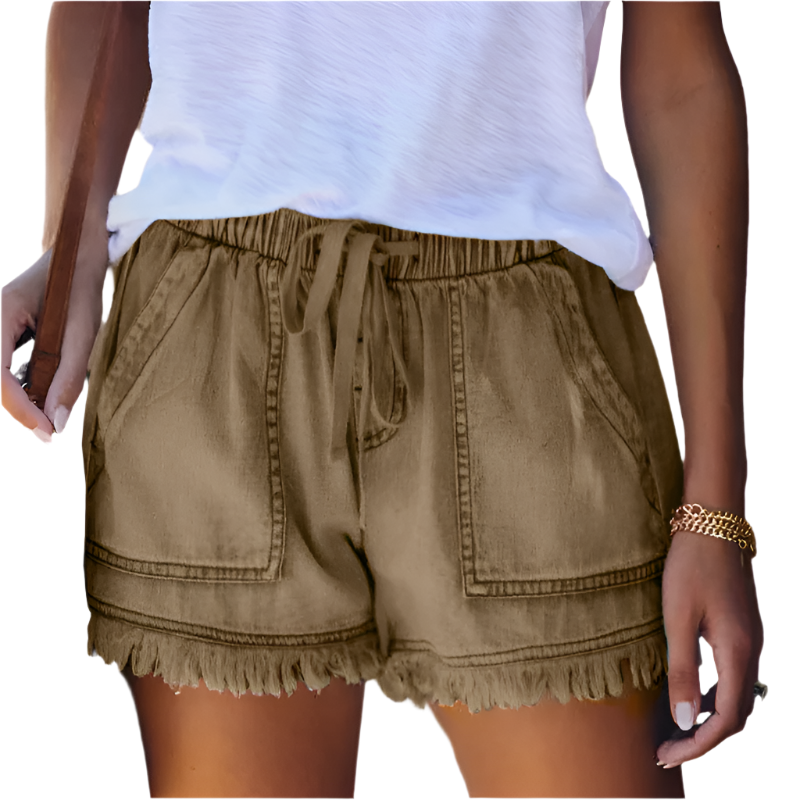 Jorien | Stijlvolle Dames Korte Broek Met Hoge Taille