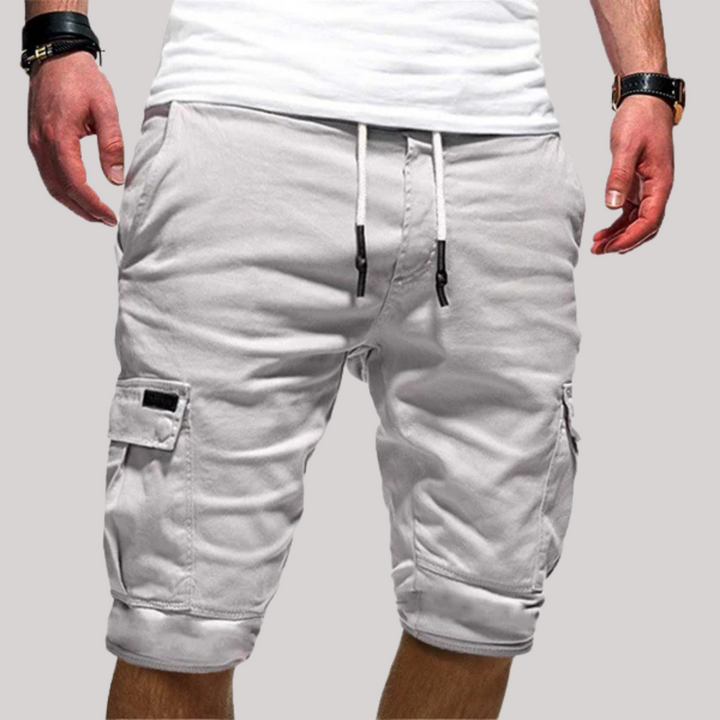 Koen | Heren Cargo Korte Broek Shorts Trekkoord Multi Pocket