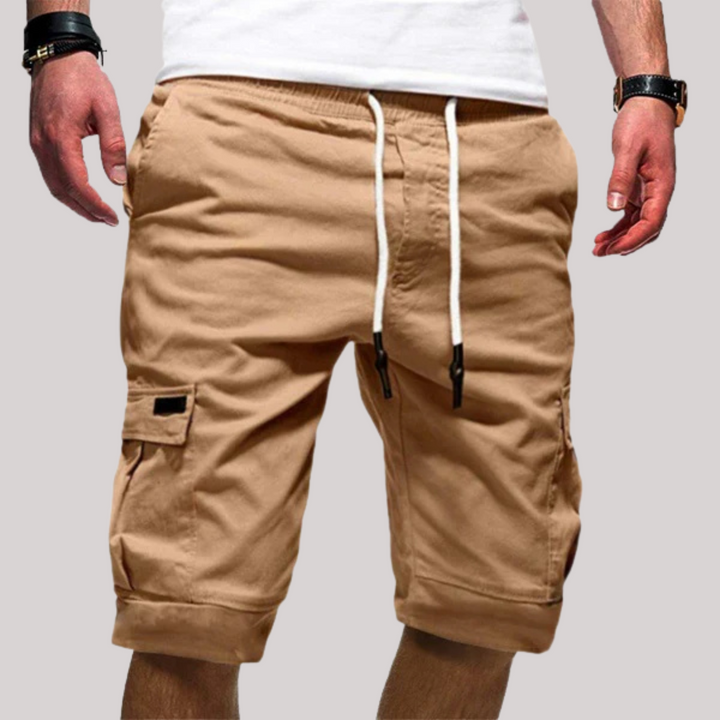 Koen | Heren Cargo Korte Broek Shorts Trekkoord Multi Pocket