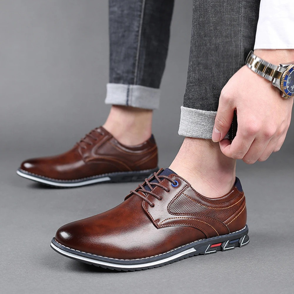 Lars | Heren Nette Oxford Schoenen Formeel Klassiek Smart-Casual