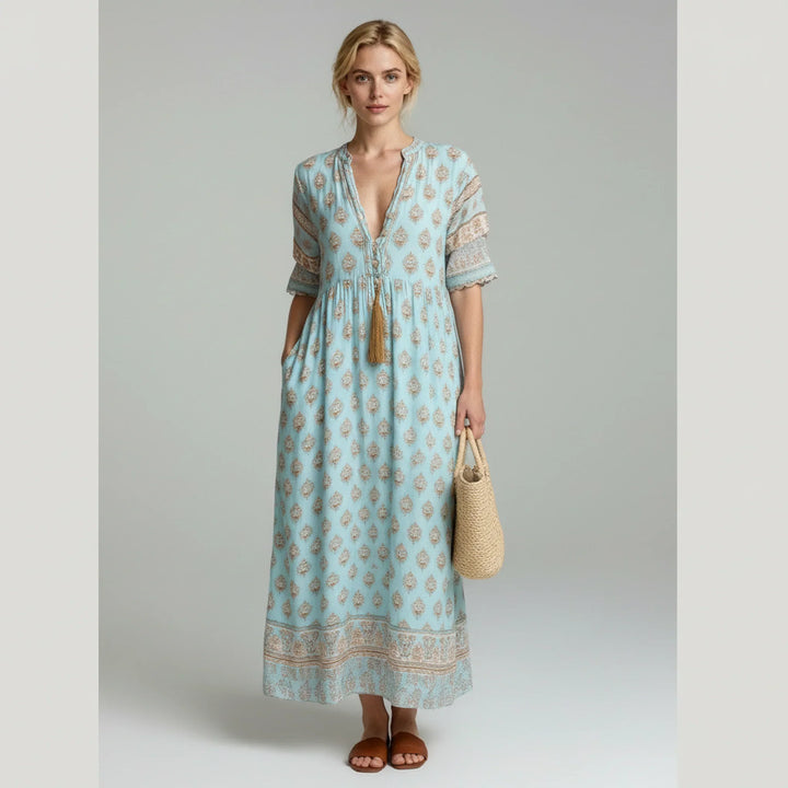 Luna | Ontspannen Dames Maxi Jurk Boho Comfortabel