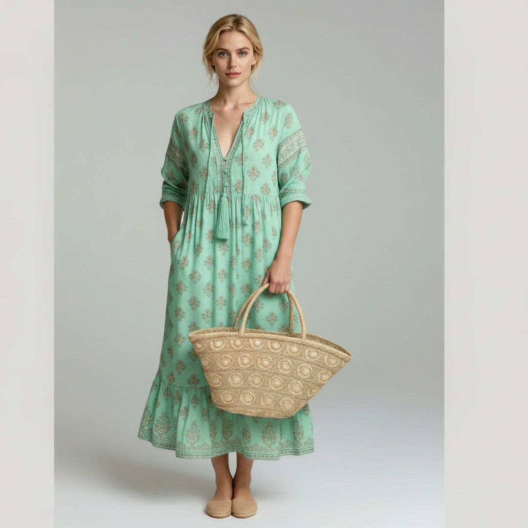 Luna | Ontspannen Dames Maxi Jurk Boho Comfortabel