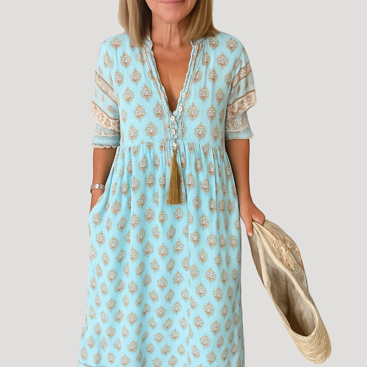 Luna | Ontspannen Dames Maxi Jurk Boho Comfortabel
