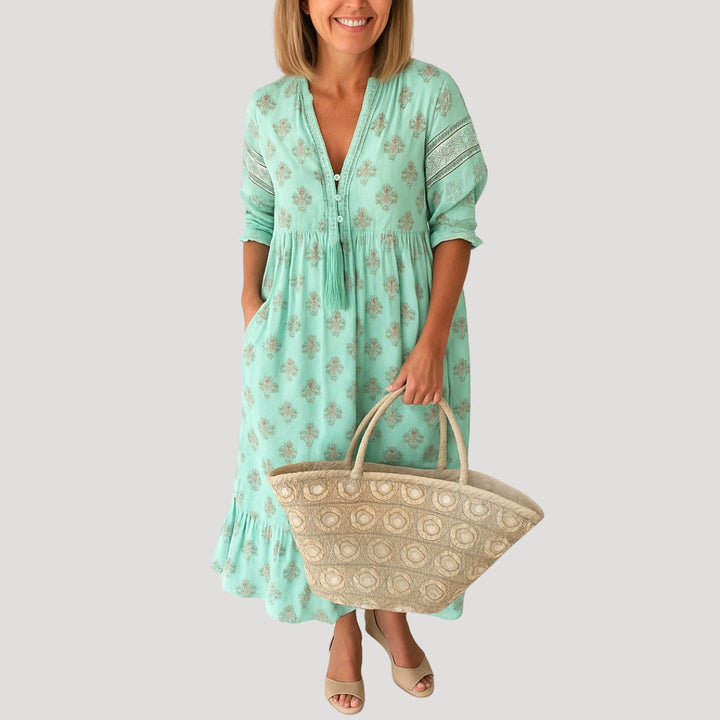 Luna | Ontspannen Dames Maxi Jurk Boho Comfortabel