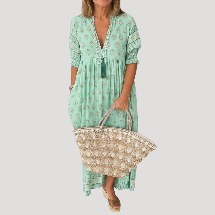 Luna | Ontspannen Dames Maxi Jurk Boho Comfortabel