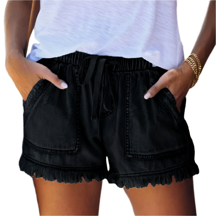 Marielle | Elegante Dames Korte Broek Met Hoge Taille