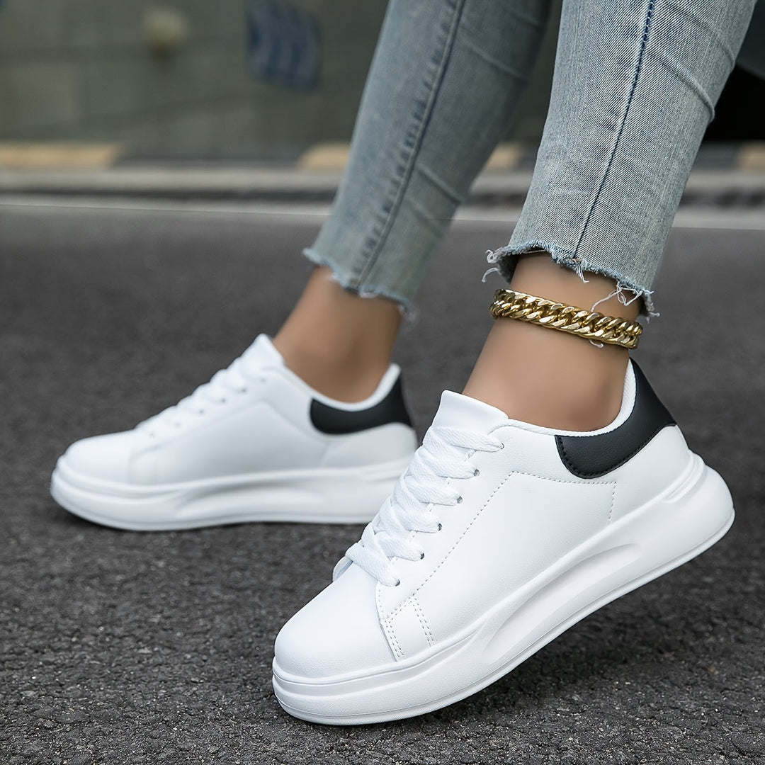 Nora | Dames Sneakers Dagelijks Comfort Platform Veters