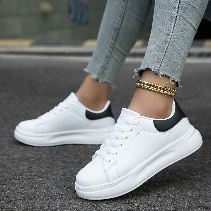 Nora | Dames Sneakers Dagelijks Comfort Platform Veters