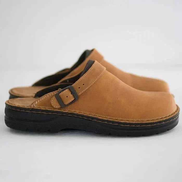 Omer | Ergonomische Heren Slip-On Instappers met Leder-Look