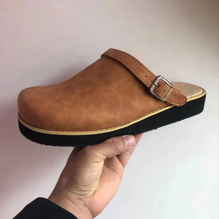 Omer | Ergonomische Heren Slip-On Instappers met Leder-Look