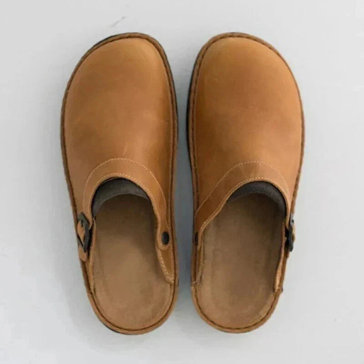 Omer | Ergonomische Heren Slip-On Instappers met Leder-Look