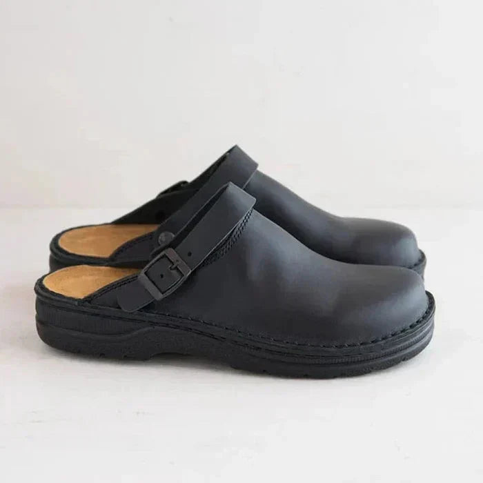 Omer | Ergonomische Heren Slip-On Instappers met Leder-Look