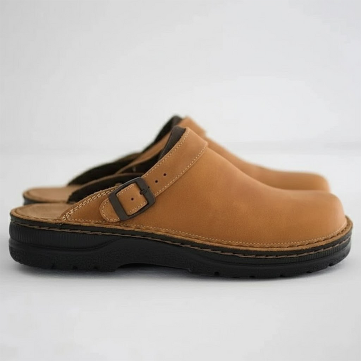Omer | Ergonomische Heren Slip-On Instappers met Leder-Look