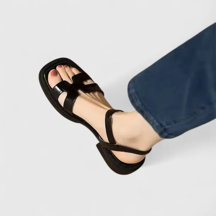 Phileine | Dames Comfortabele Platte Flexibele Sandalen